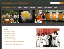 Tablet Screenshot of africanbeekeeping.com